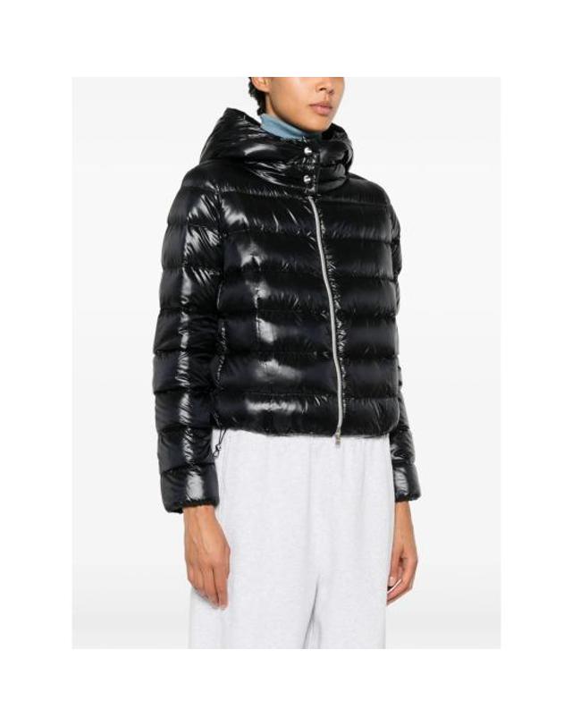 에르노 [해외직구] 26FW 에르노 숏패딩 12017Z PI00182DR 9300 BLACK 착용컷