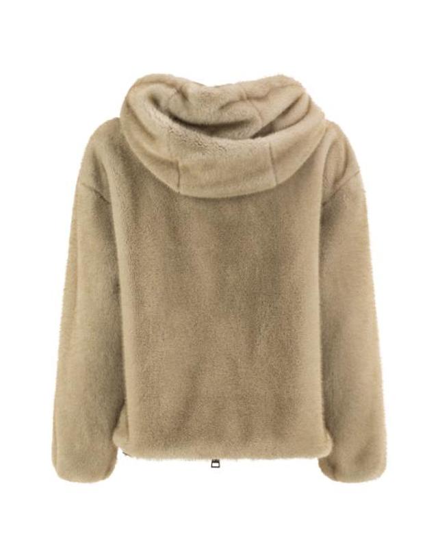 에르노 [해외직구] 26FW 에르노 무스탕 GI000318D BEIGE 착용컷