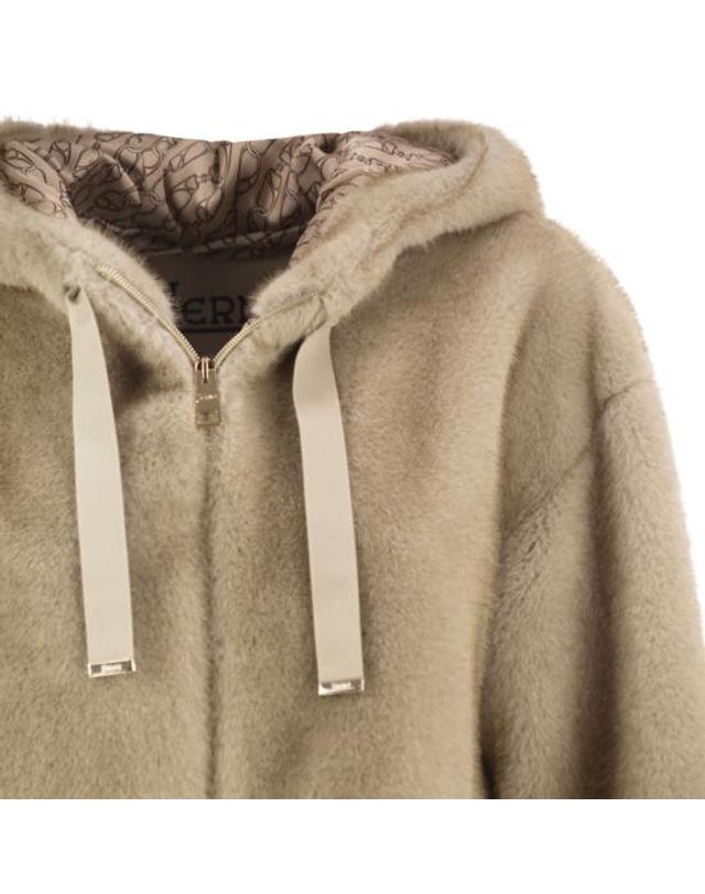 에르노 [해외직구] 26FW 에르노 무스탕 GI000318D BEIGE 착용컷