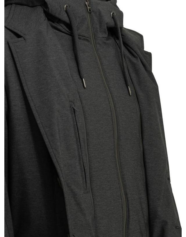 에르노 [해외직구] 26FW 에르노 스트레치 컴포트 나일론 리조트 블레이저 GA00018UR12742S9490 GREY 착용컷