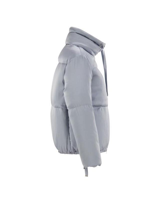 에르노 [해외직구] 26FW 에르노 숏패딩 PI00186DR LIGHT BLUE 착용컷