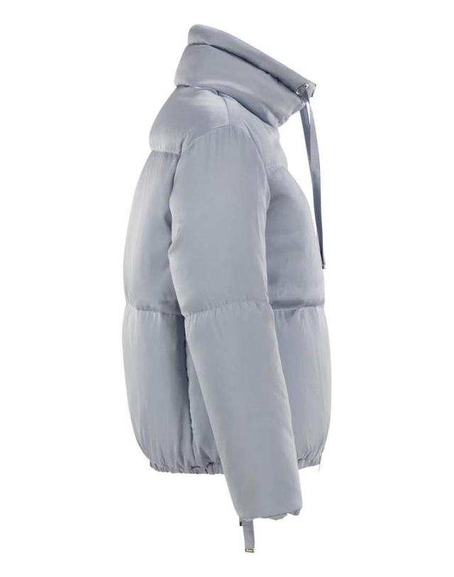 에르노 [해외직구] 26FW 에르노 숏패딩 PI00186DR12912 9004 LIGHT BLUE 착용컷