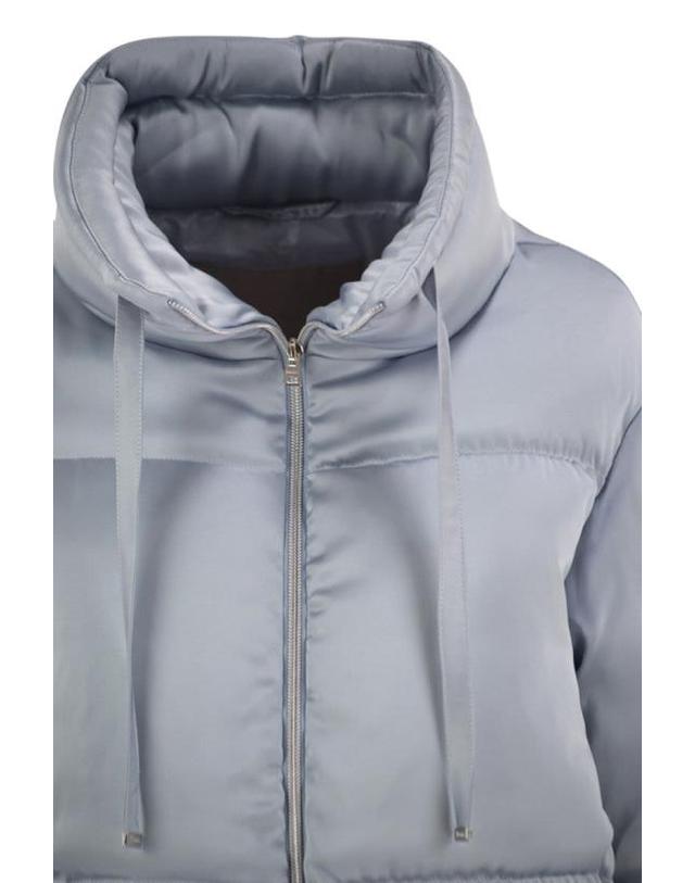에르노 [해외직구] 26FW 에르노 숏패딩 PI00186DR12912 9004 LIGHT BLUE 착용컷