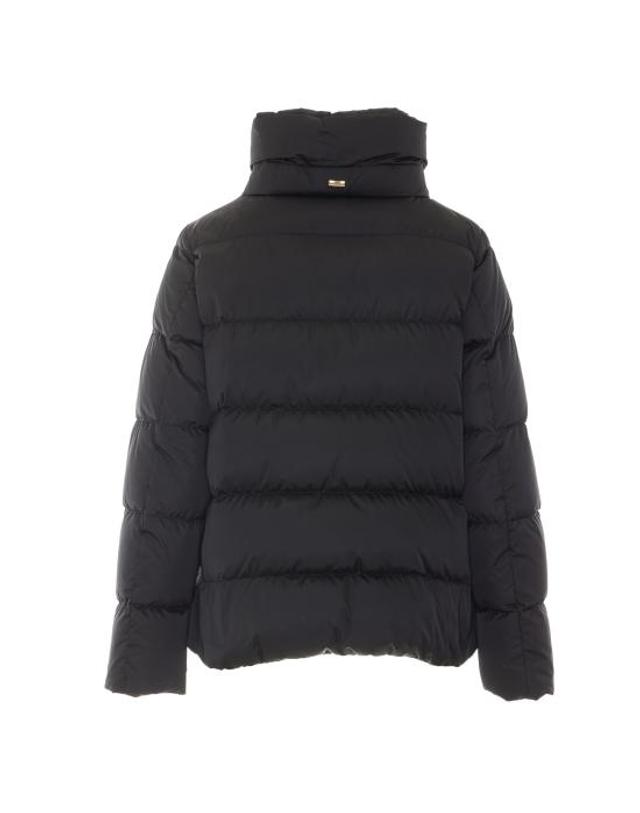 에르노 [해외직구] 26FW 에르노 새틴 케이 다운 자켓 PI001936D 12170Z9300 Black 착용컷