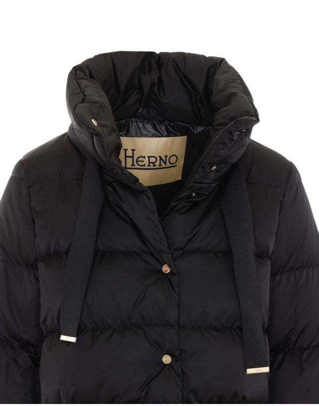 에르노 [해외직구] 26FW 에르노 새틴 케이 다운 자켓 PI001936D 12170Z9300 Black 착용컷