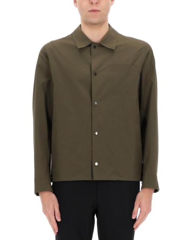 에르노 [해외직구] 26SS 에르노 에센스 셔켓 GI000318U 12301SZ7794 Green 착용컷