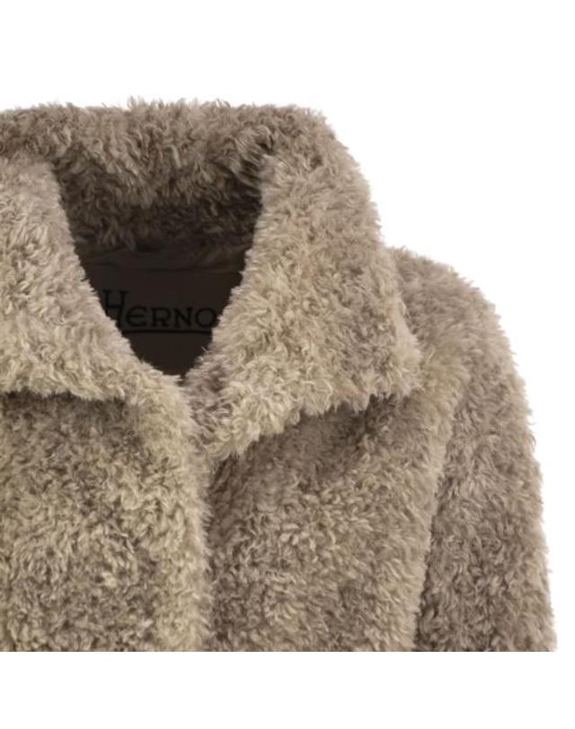 에르노 [해외직구] 26FW 에르노 무스탕 GC000608D BEIGE 착용컷