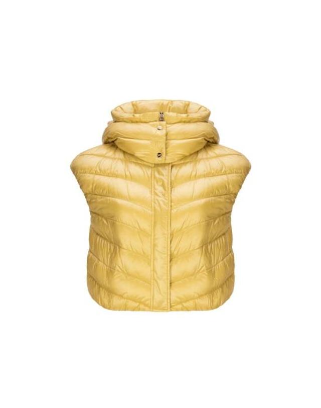 에르노 [해외직구] 에르노 베스트 HE 9037262880980 YELLOW 착용컷
