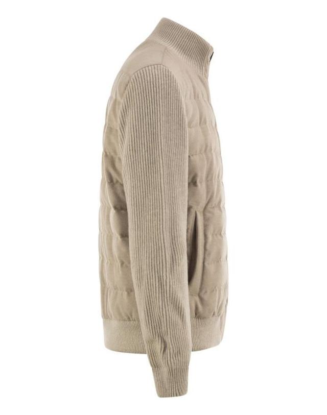 에르노 [해외직구] 26FW 에르노 하이칼라 퀼티드 니트 가디건 PI00121UR12934 1985 CHANTILLY 착용컷
