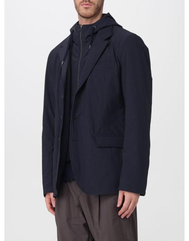 에르노 [해외직구] 26FW 에르노 스트레치 컴포트 나일론 리조트 블레이저 GA00018UR12742S 9200 Navy 착용컷