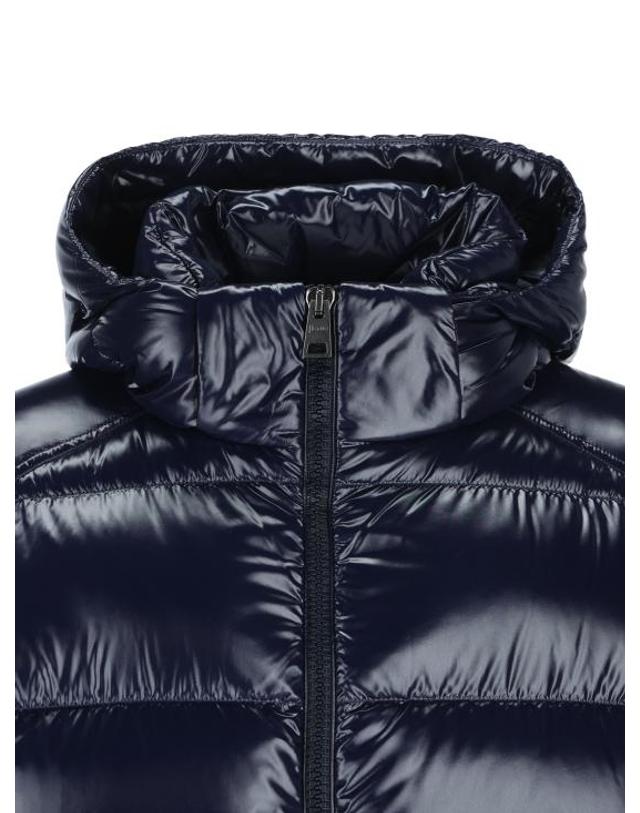 에르노 [해외직구] 26FW 에르노 마야 후드 쇼트 다운 재킷 PI001416U12973 9200 BLUE 착용컷