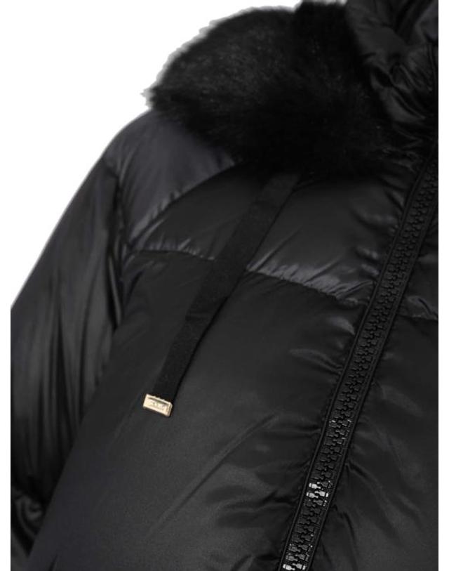 에르노 [해외직구] 26FW 에르노 퍼 트림 후드 다운 자켓 PI002297D128999300 BLACK 착용컷