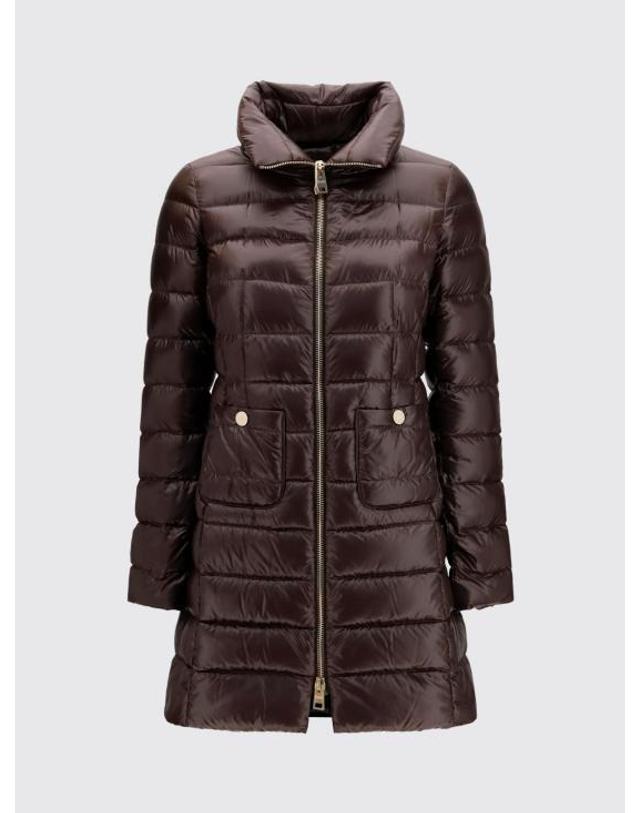 에르노 [해외직구] 26FW 에르노 MARIA 마리아 다운 코트 PI0002DIC12017Z 8800 Brown 착용컷
