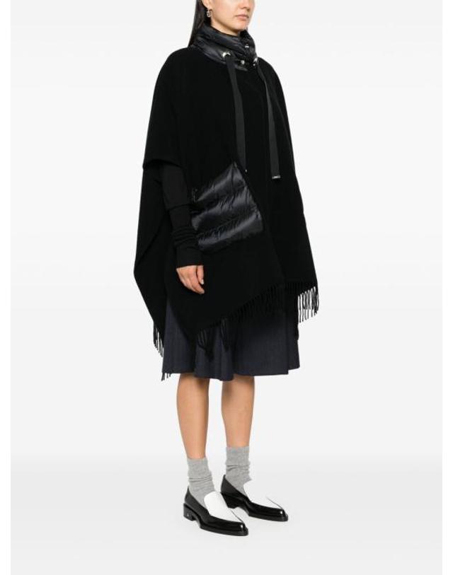 에르노 [해외직구] 26FW 에르노 퀼티드 포켓 판초 GC00066DR333959300 BLACK 착용컷