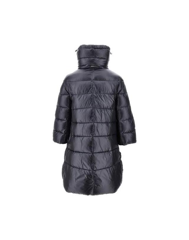 에르노 [해외직구] 26FW 에르노 클레오페 A 쉐입 다운 코트 PI0001DIC12017Z Black 착용컷