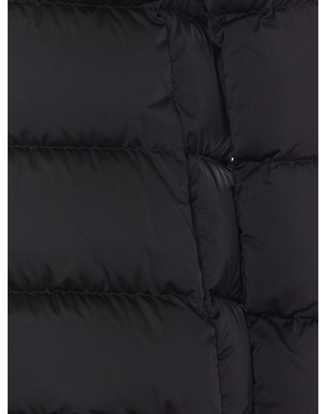 에르노 [해외직구] 26FW 에르노 새틴 뉴 레이디 퍼 A셰이프 다운 자킷 PI001934D12170Z 9300 Black 1 착용컷