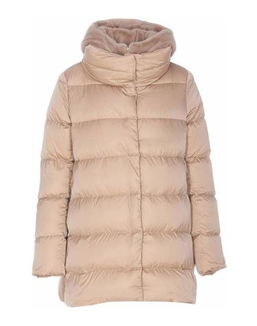 [해외직구] 26FW 에르노 새틴  뉴 레이디 퍼 A셰이프 다운 자킷 PI001934D12170Z1985 NUDE NEUTRALS