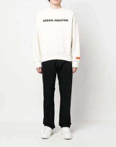 [해외직구] 24SS 헤론 프레스톤 긴팔 티셔츠 HMBA020S23JER0070110 WHITE