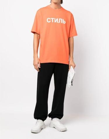 [해외직구] 25SS 헤론 프레스톤 탑 HMAA032C99JER0022201 ORANGE