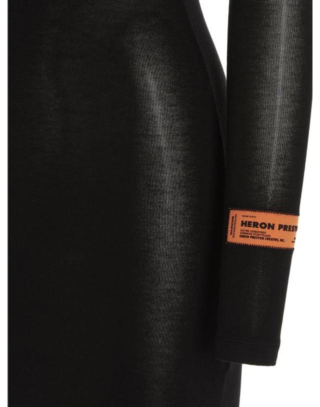 헤론 프레스톤 [해외직구] 22FW 헤론 프레스톤 바디수트 티셔츠 HE217707BM BLACK 착용컷
