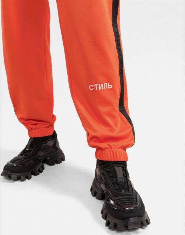 헤론 프레스톤 [해외직구] 25SS 헤론 프레스톤 트레이닝 조거 팬츠 HMCJ004C99JER0012201 ORANGE 착용컷