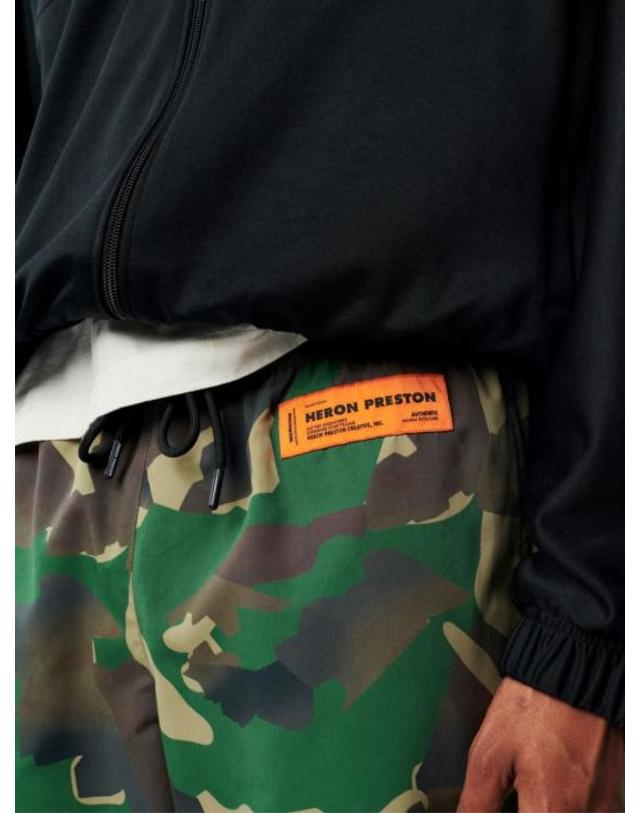 헤론 프레스톤 [해외직구] 25SS 헤론 프레스톤 숏팬츠 HMFA005F22FAB0015900 GREEN 착용컷