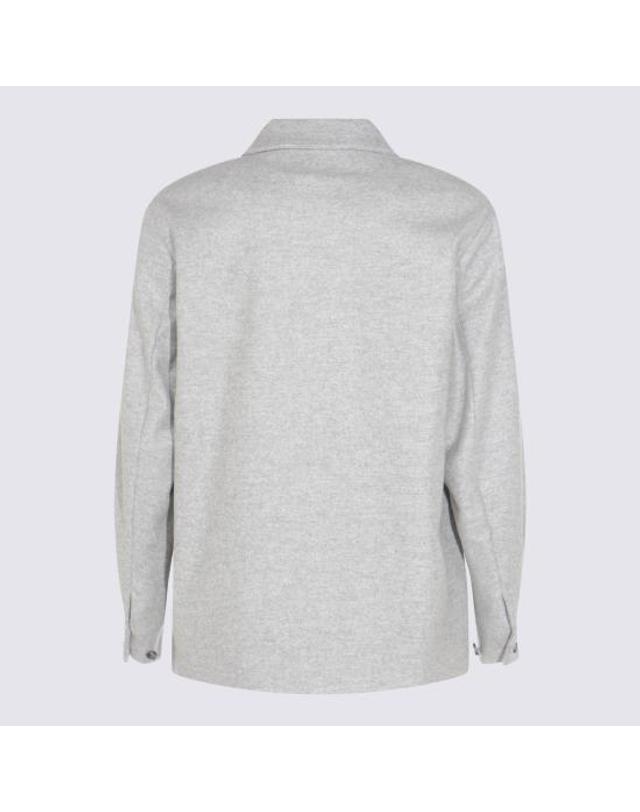 헤보 [해외직구] 25FW 헤보 자켓 BARI I7404402 Light grey 착용컷