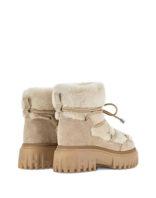 호간 [해외직구] 25FW 호간 부츠 HXW7000FV70ULB0UUF Beige 착용컷
