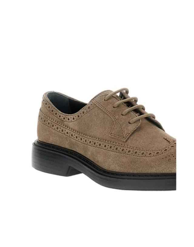 호간 [해외직구] 26SS 호간 드레스 슈즈 HXM7040FZ50HG0C407 Brown 착용컷