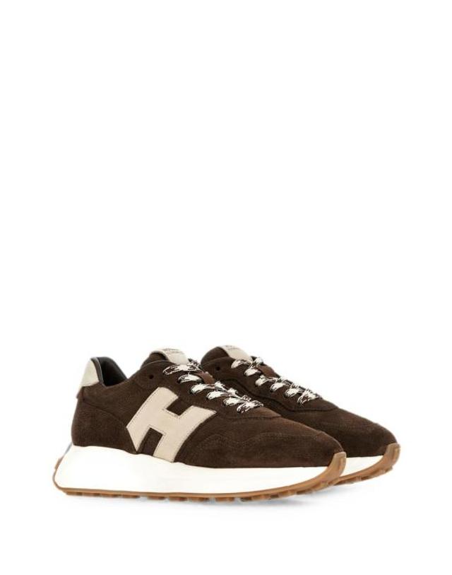 호간 [해외직구] 26FW 호간 스니커즈 HXW6410EH41VFX0R1L Dark brown 착용컷