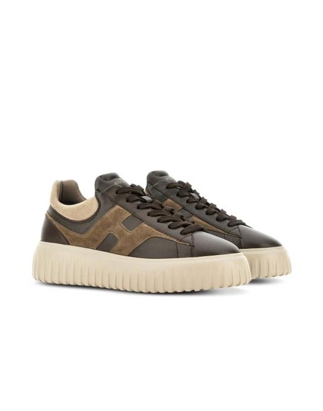 호간 [해외직구] 27FW 호간 스니커즈 HXM6450FE91N1M 760Y MARRONE 착용컷