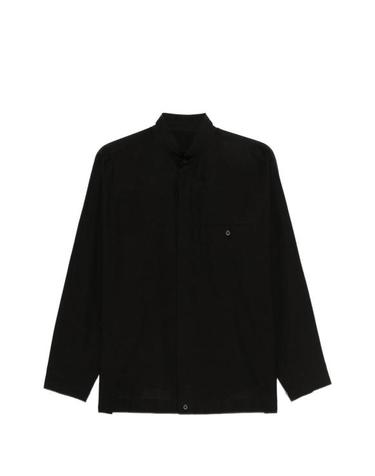 [해외직구] 26SS 옴므 플리세 이세이 미야케 긴팔 셔츠 HP66FJ30015BL BLACK