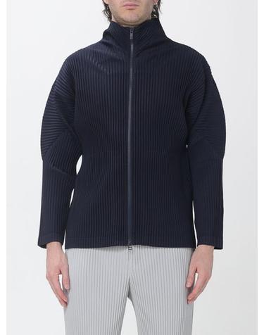 [해외직구] 26FW 옴므 플리세 이세이 미야케 집업 니트 HP68JL540 75 Navy
