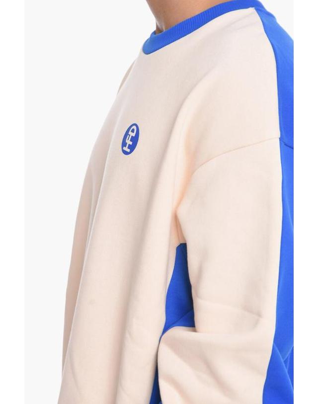 허니 퍼킹 디존 [해외직구] 허니퍼킹디존 긴팔 티셔츠 HFD05T022 1 Beige Blu 착용컷