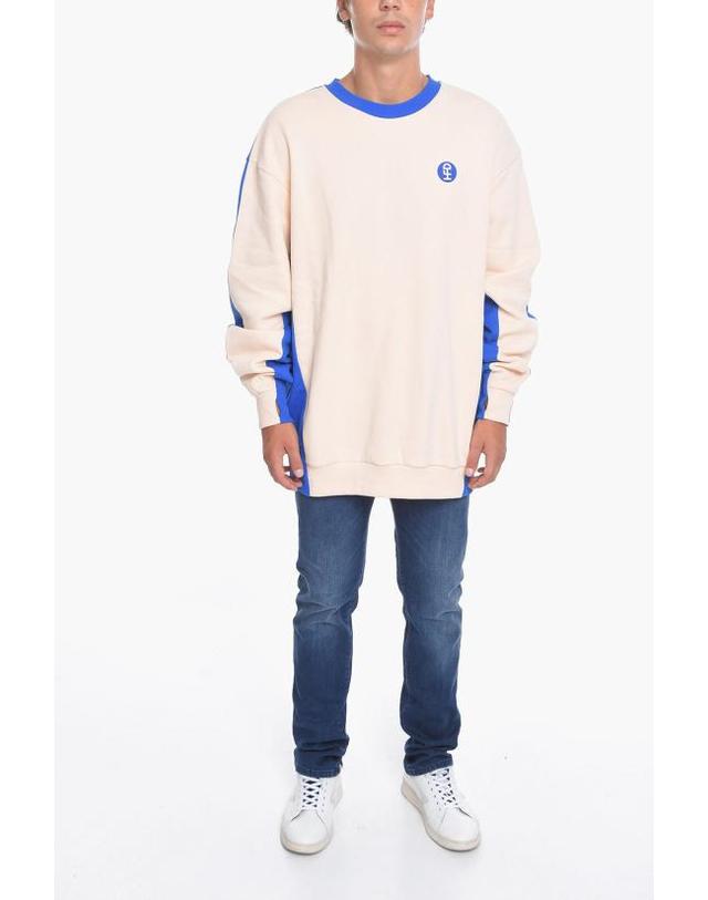 허니 퍼킹 디존 [해외직구] 허니퍼킹디존 긴팔 티셔츠 HFD05T022 1 Beige Blu 착용컷