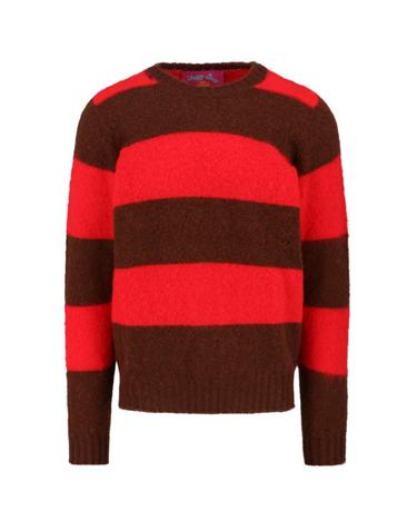 [해외직구] 25FW 하울린 쉐기 베어 스웨터 SHAGGY BEAR CHUNKY STRIPES MOCHA BOOM Brown