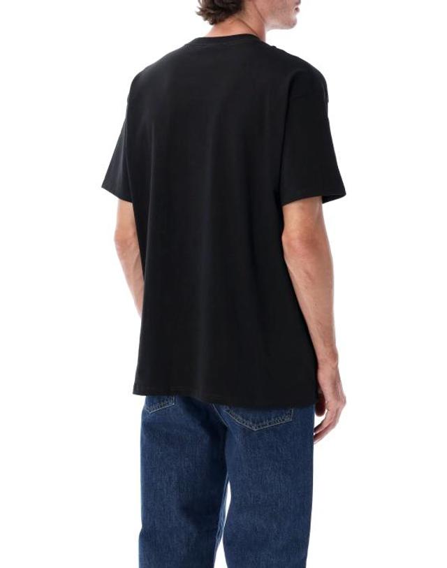 허프 [해외직구] 25FW 허프 반팔 티셔츠 TS02528 BLACK 착용컷