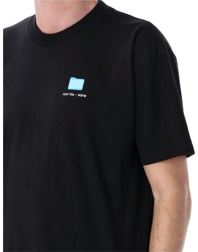 허프 [해외직구] 25SS 허프 반팔 티셔츠 TS02400 BLACK Nero 착용컷