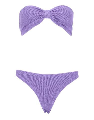 [해외직구] 26SS 훈자 지 비키니 수영복 B JEAN CR LILAC Purple