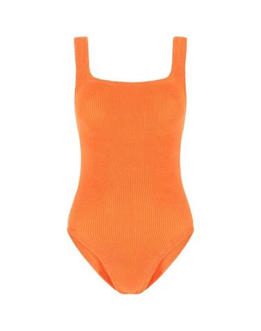 [해외직구] 26FW 훈자 지 원피스 수영복 SQUARENECKSWIM ORANGE