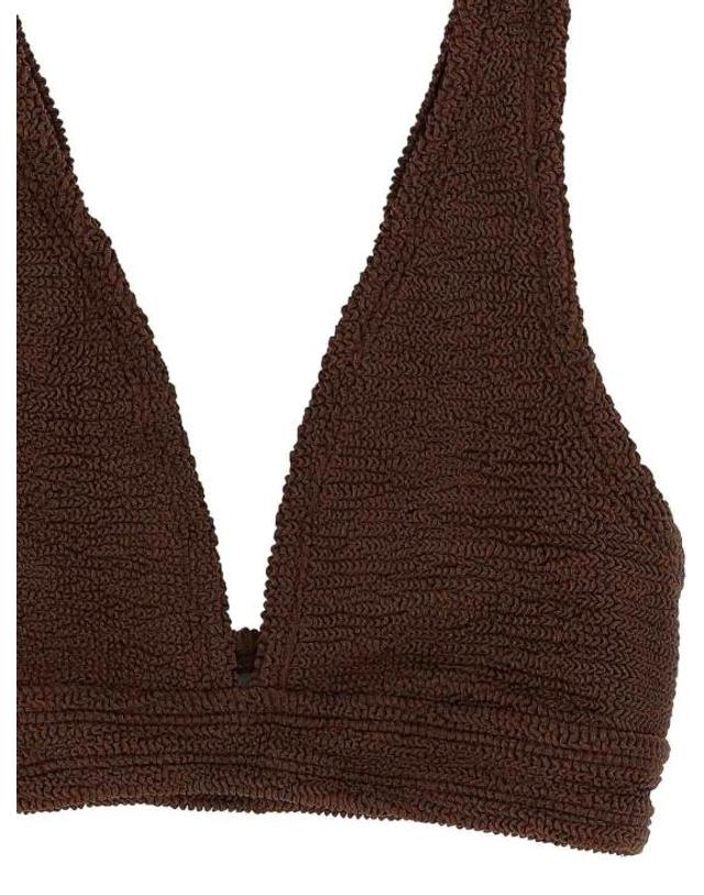 훈자 지 [해외직구] 훈자 지 비키니 수영복 ANGELBIKINIMETALLICCHOCOLATE Brown 착용컷