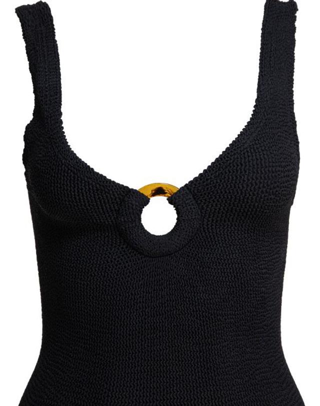 훈자 지 [해외직구] 26SS 훈자 지 원피스 수영복 CELINE SWIMCRINKLEBLACK 착용컷