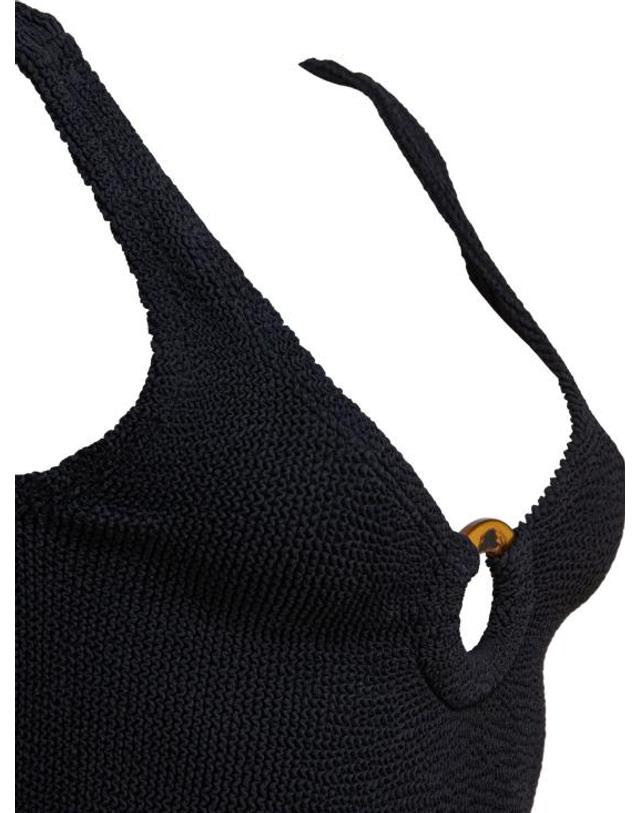 훈자 지 [해외직구] 26SS 훈자 지 원피스 수영복 CELINE SWIMCRINKLEBLACK 착용컷