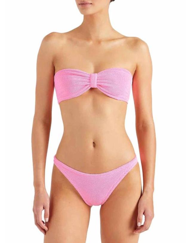 훈자 지 [해외직구] 26FW 훈자 지 비키니 수영복 BJEANCRBUBBLEGUM PINK 착용컷