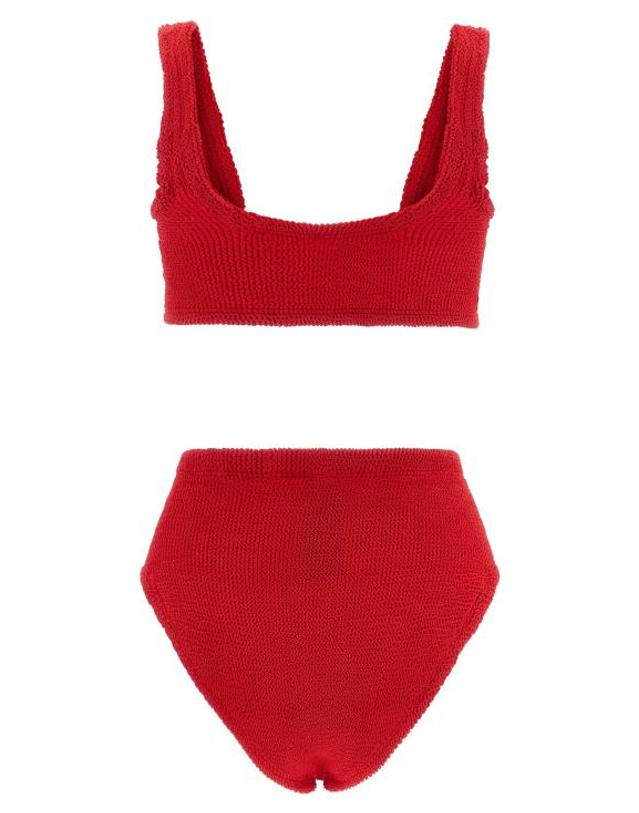 훈자 지 [해외직구] 훈자 지 비치웨어 LDNADINEGOLDHOOPBIKINIRED 착용컷