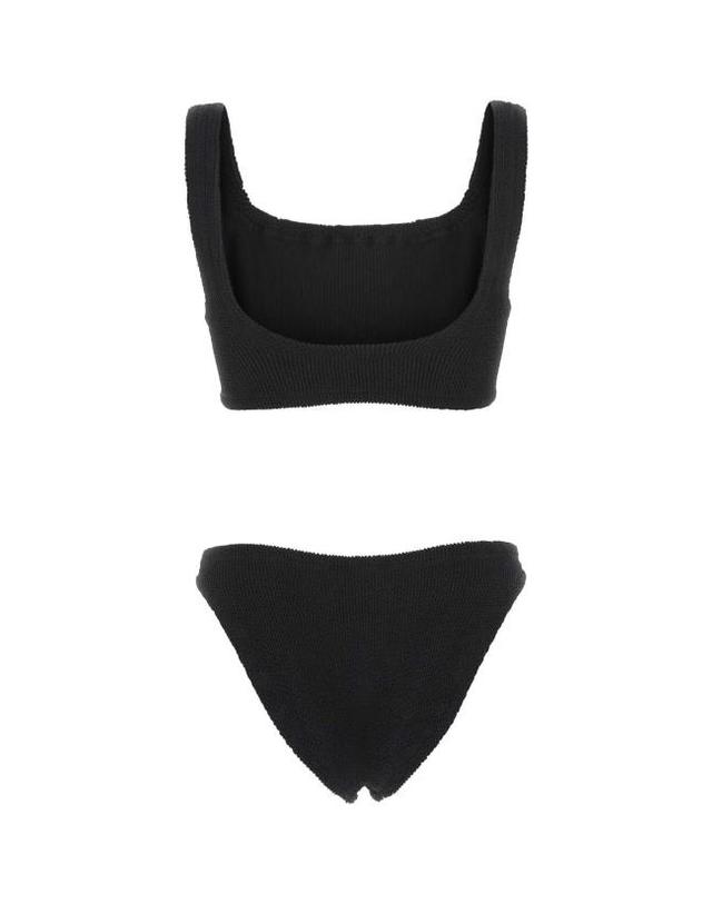 훈자 지 [해외직구] 26FW 훈자 지 비치웨어 XANDRABIKINI BLACK 착용컷
