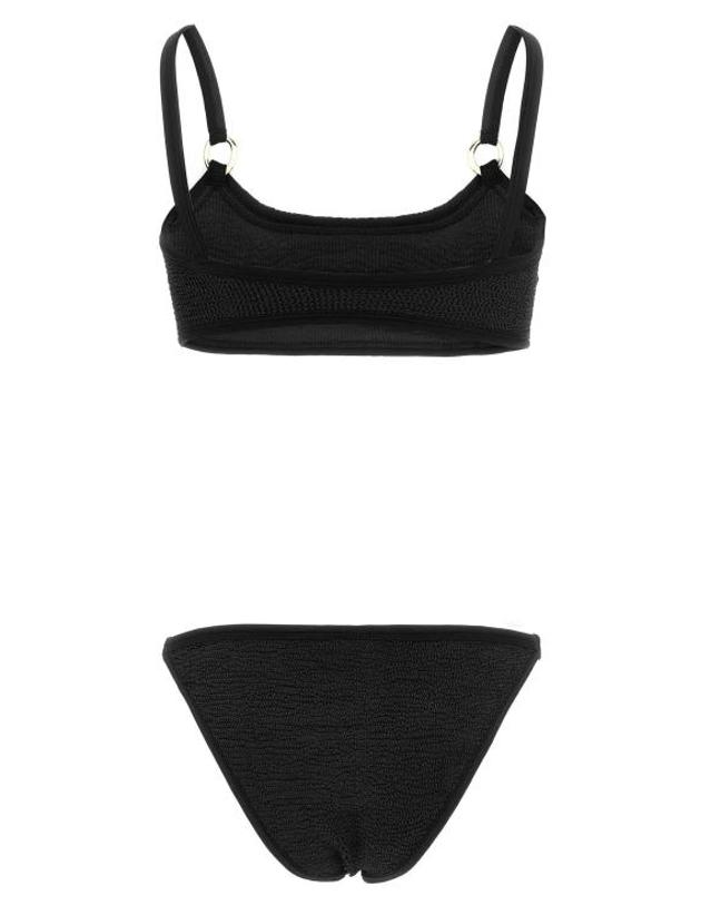 훈자 지 [해외직구] 훈자 지 비치웨어 LDIRISBIKINIGOLDHOOPSBLACK 착용컷