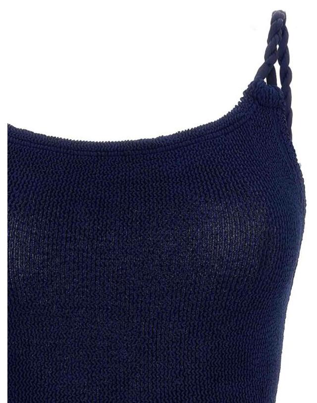 훈자 지 [해외직구] 26FW 훈자 지 원피스 수영복 CAMILLESWIMNAVY Blue 착용컷