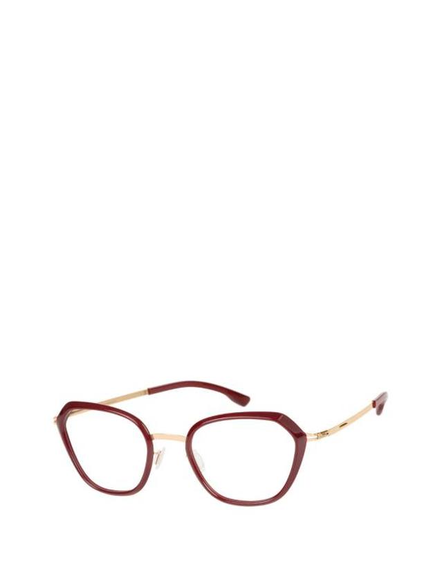 아이씨베를린 [해외직구] 26FW 아이씨베를린 안경 VAYU ROSE GOLD BURGUNDY 착용컷