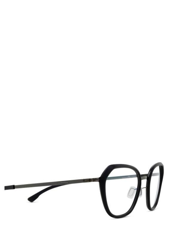 아이씨베를린 [해외직구] 26FW 아이씨베를린 안경 VAYU GUNMETAL BLACK MATT 착용컷